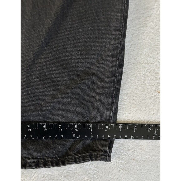 H&M & Jeans 2 Pair Baggy Loose Fit / High And Low Waist Size 16 Black/blue - Picture 9 of 16